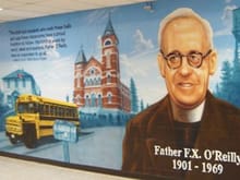 Catholic school mural