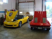 Corvettes   My '63 and 2009 ZR1 20 (Medium)