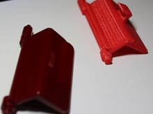 First print was at a Maker Space using red ABS.