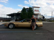 My 1986 Gold Corvette