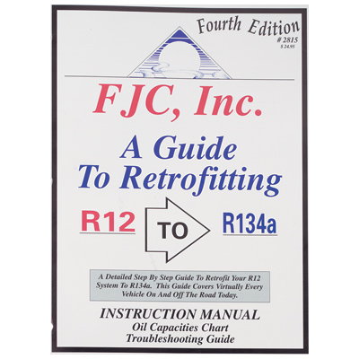 R134a To R12 Conversion Chart