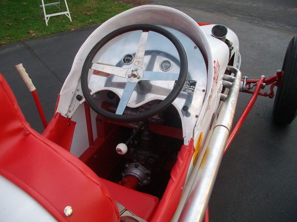 hand built 1940's era open wheeled "champ "car front scratch  Model A ford engine & 3 speed trans