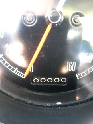 I pulled the '65 off the road last summer to get a picture of the odometer rolling over zero miles. Likely for the second time. So not really a low mile car.