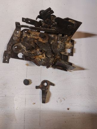 The pawl which locks the star gear.