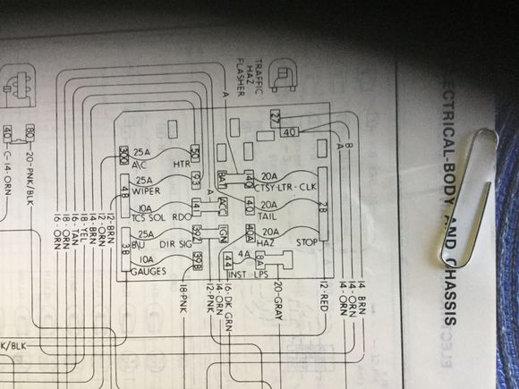 Ensure that your 72 Fuse Box is the same as my 72
