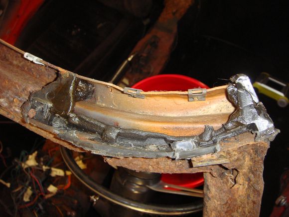 under Driver chrome corner piece