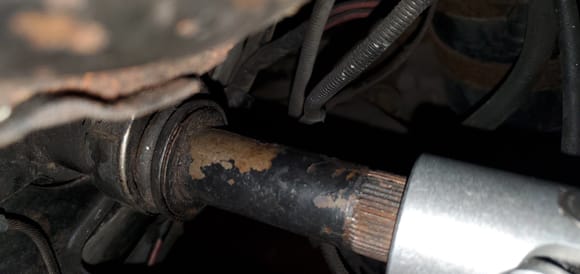shaft bearing and bracket