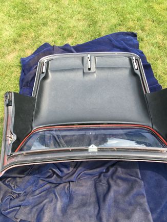 All original 72 top, I bought from the second owner of the car, the hardtop was on the car when he bought from the first original owner.