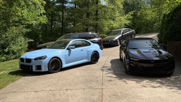 2020 2SS Camaro vert with 6M sold to make room for New C8 HTC. Jills 530i.