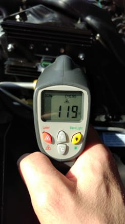 Temperature of module relocated when car was hot.