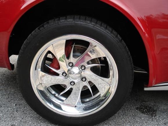 17" Boyd Coddington "Harm" wheels (still have classic steel wheels also)