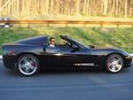 Driving the C6 somewhere in New York.