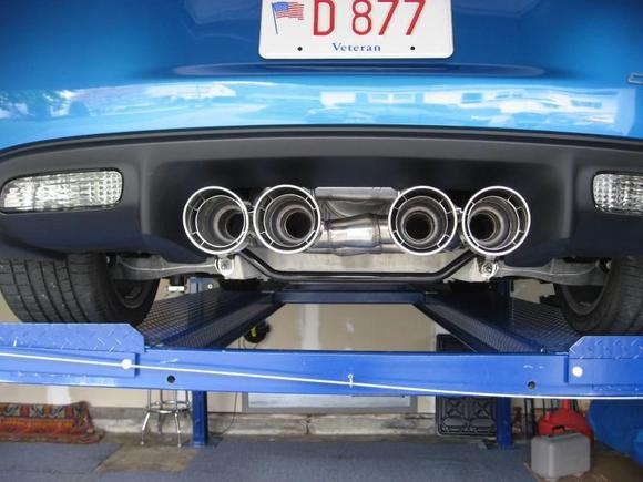 Multi-Core Exhaust installed