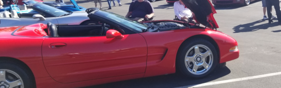 AT THE "VETTES FOR VETS CAR SHOW 2019 CARLSBAD CA