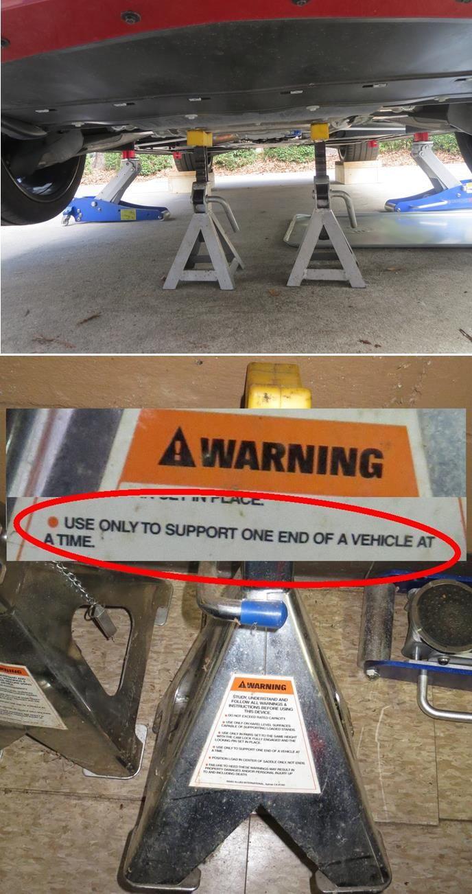 Jacking one side of the car CorvetteForum Chevrolet Corvette Forum