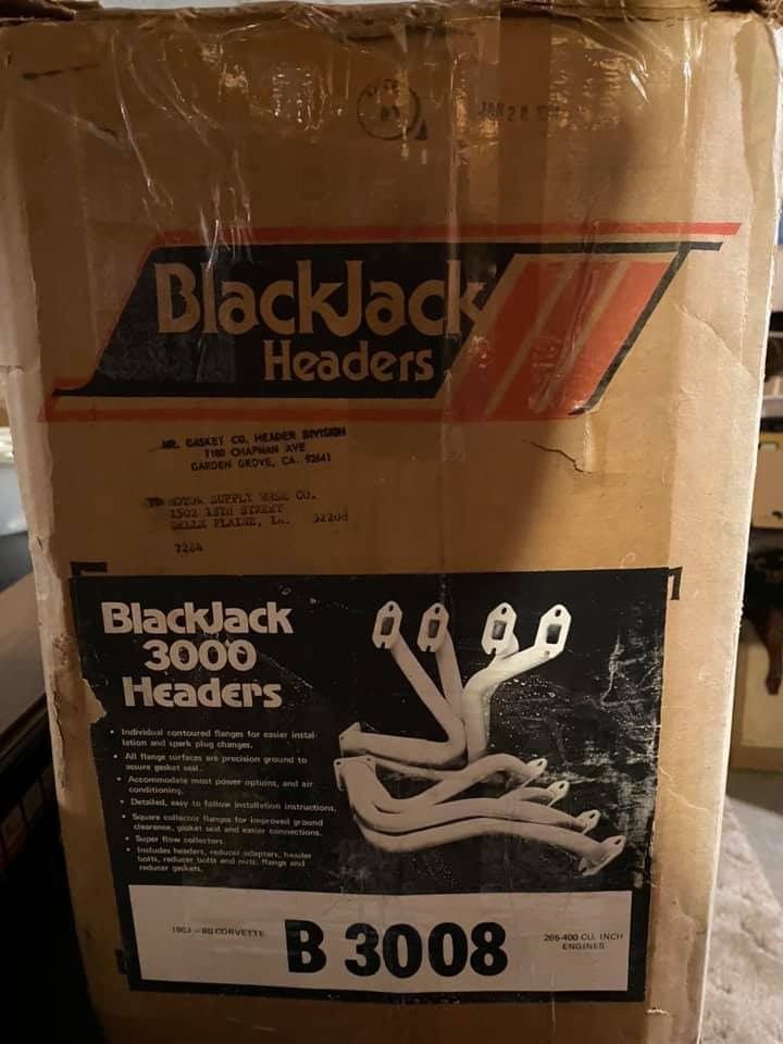FS (For Sale) 19631982 SBC Corvette Blackjack Headers NOS