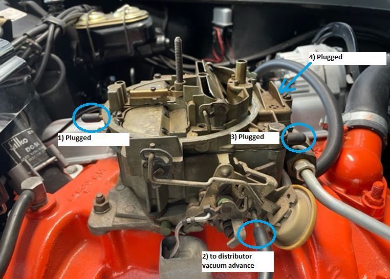 1970 C3 Carburetor vacuum setup CorvetteForum Chevrolet Corvette