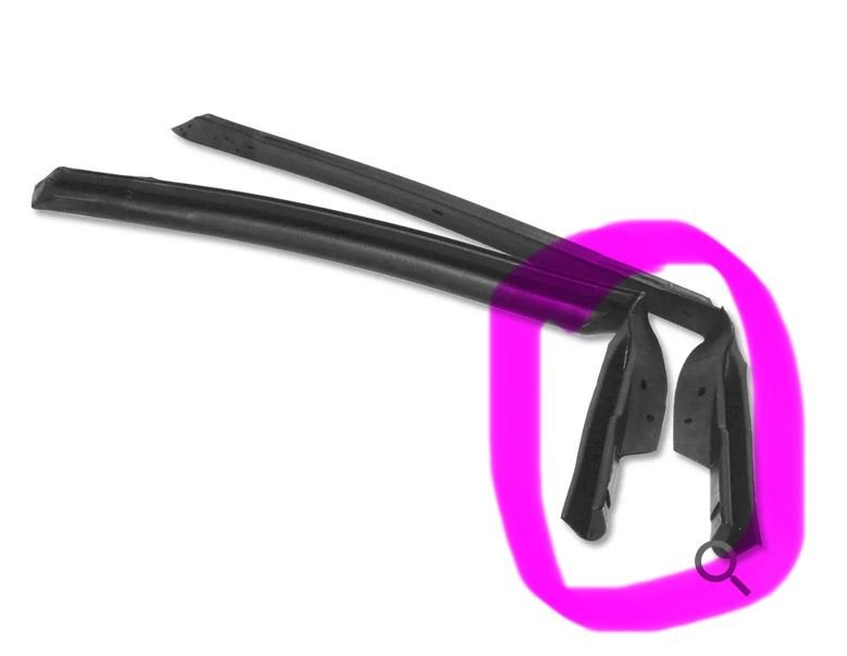 The extension part of the replacement weatherstripping is what I�m struggling to determine placement of.  