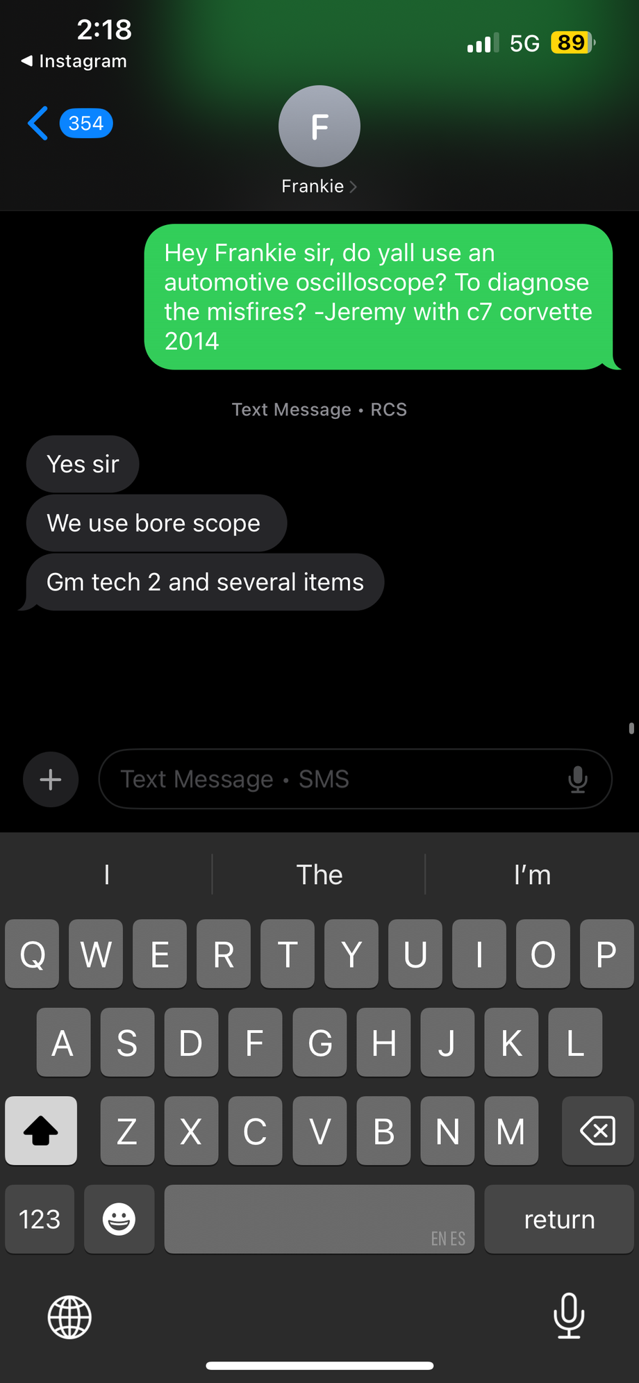 He said they do 