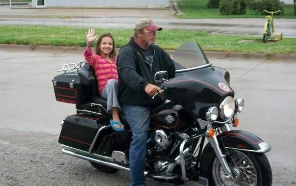 Grand kids &amp; Harley - Me