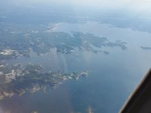 Over lake Murry SC