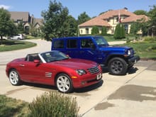 I still have my 2008 Crossfire and 2018 Wrangler JLU Sahara. I love to drive both and plan to keep them as long as possible. I also still have my first Jeep… a 1965 Tonka. 