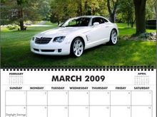 Chrysler Crossfire Calendar 3