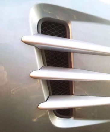 The vent looking material  is clearly made for these strakes   Anyone have a source or information on this mod ?