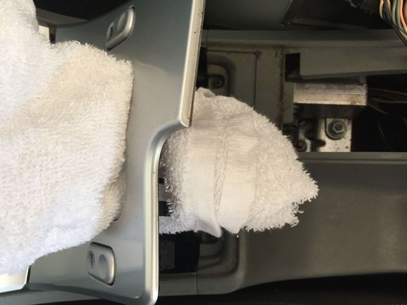 Lots of dirt under plastic 