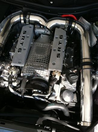 Picture of kit when installed without engine cover