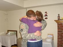 Surprise! My cousin came home from Iraq 2 months early... without telling his mom.