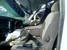 Interior, Amazingly had no seat belt on