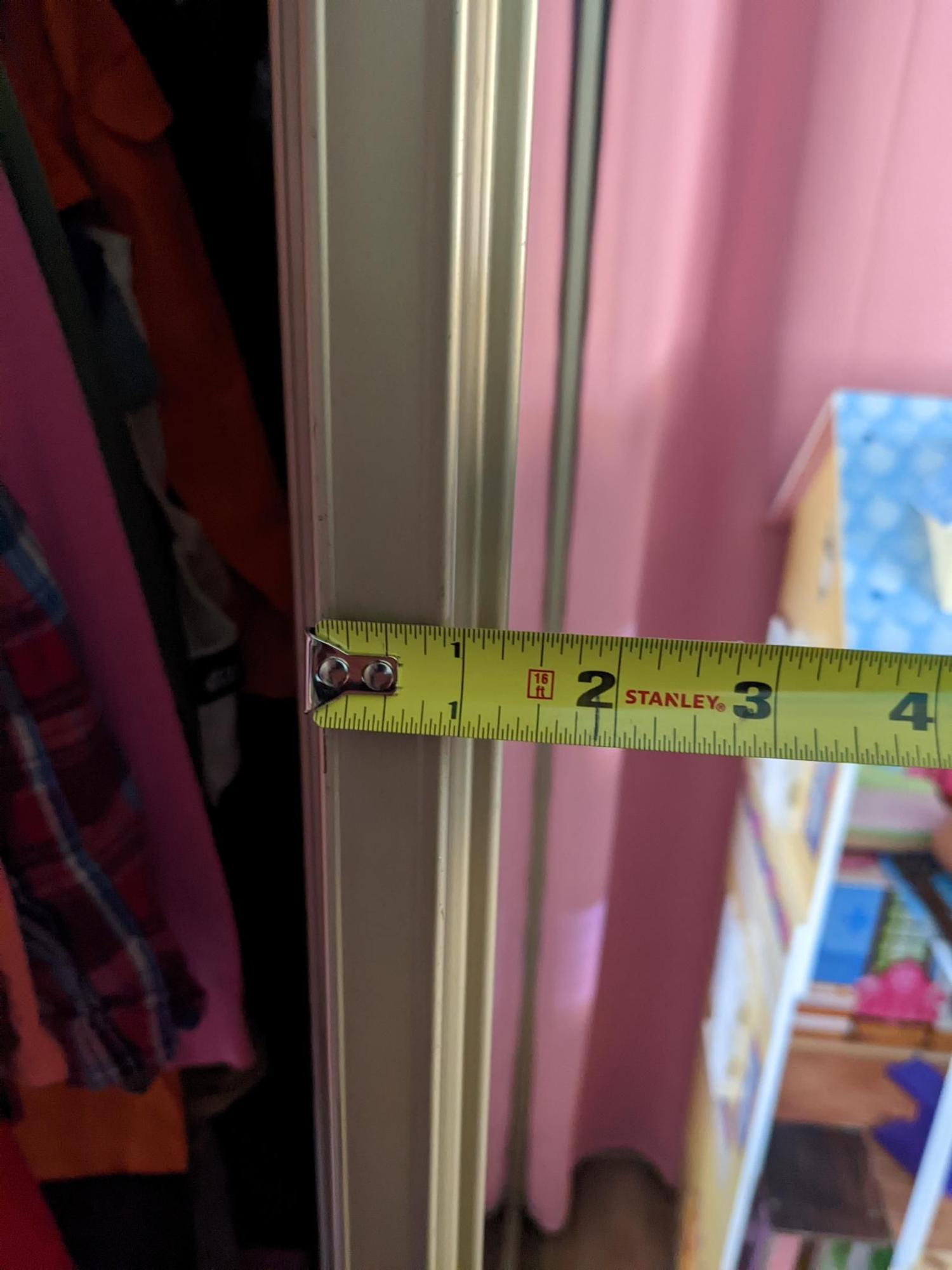 Sliding Mirror closet door new bottom track