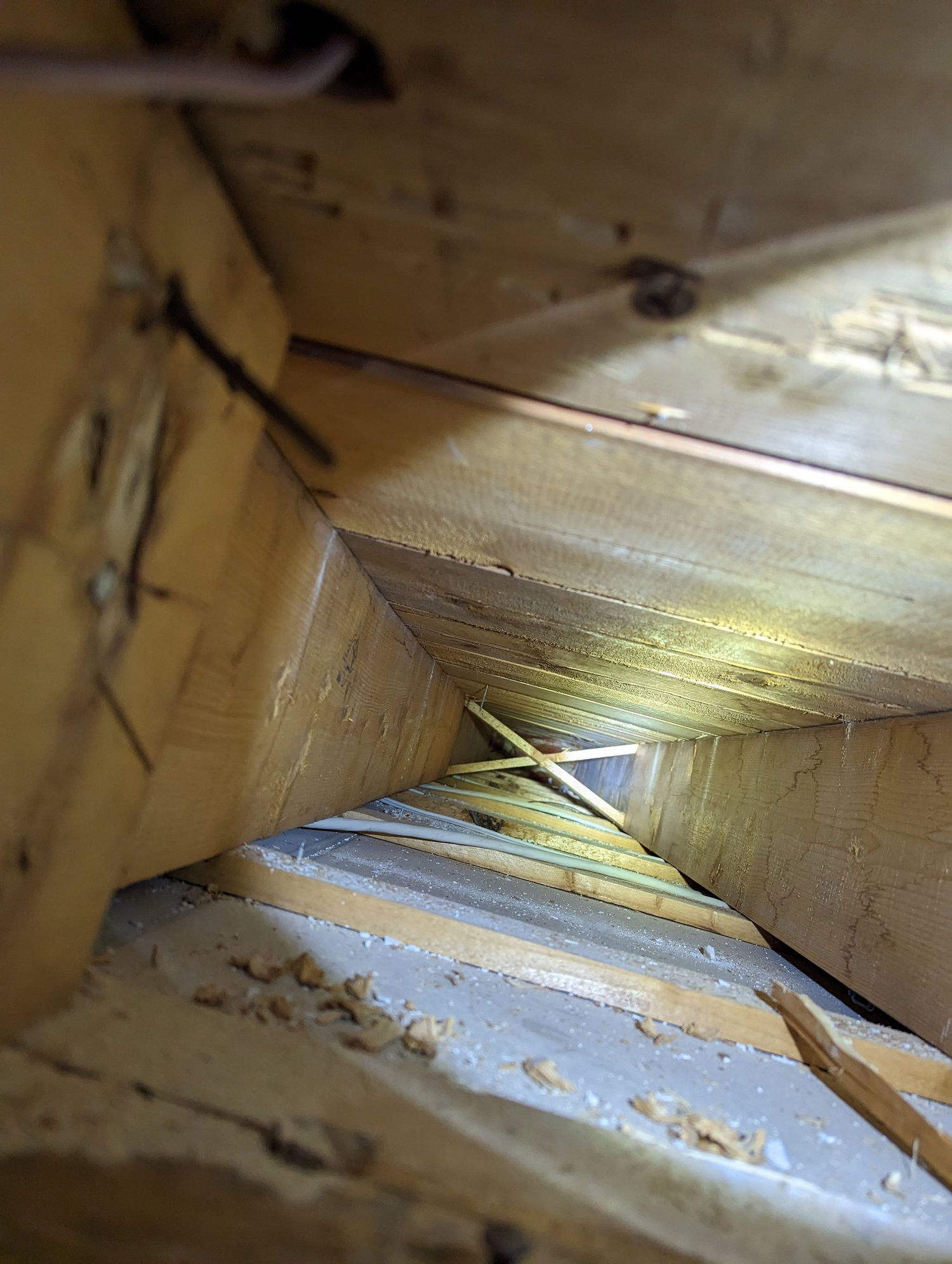 Inquiry Is it code to lay Romex on top of strapping DoItYourself