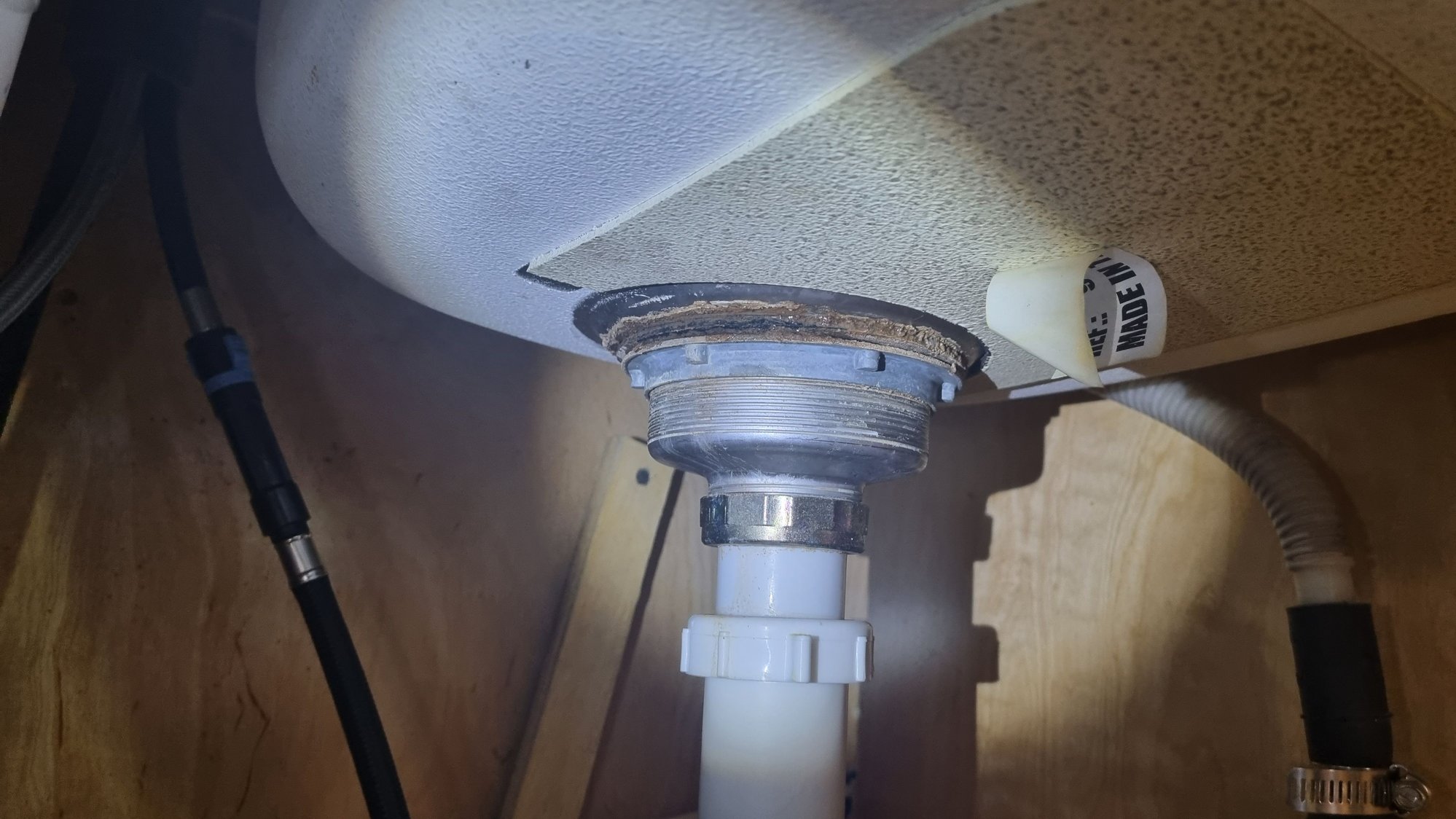 Kitchen sink leaking from right side basin Community