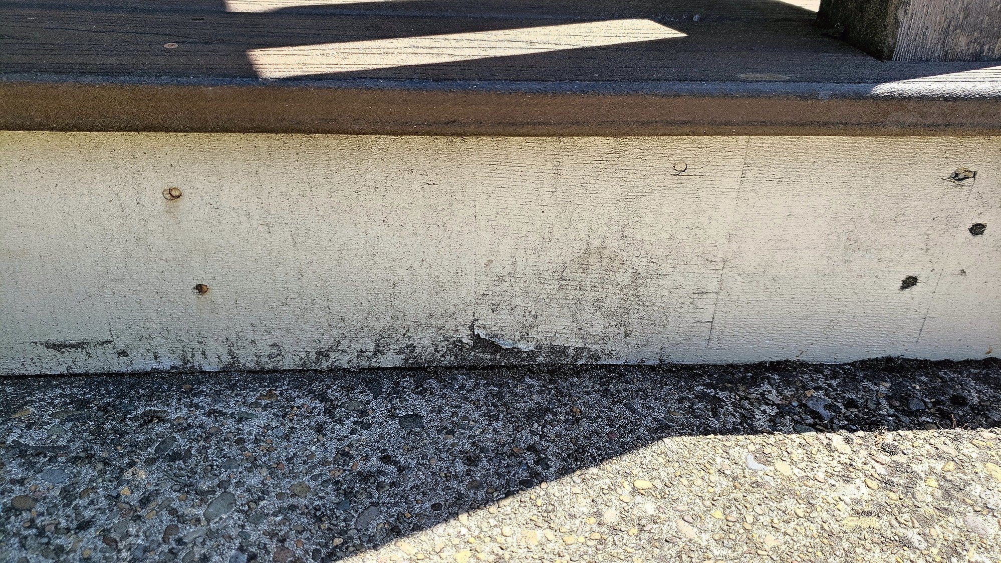 Beginner level help with repainting deck steps