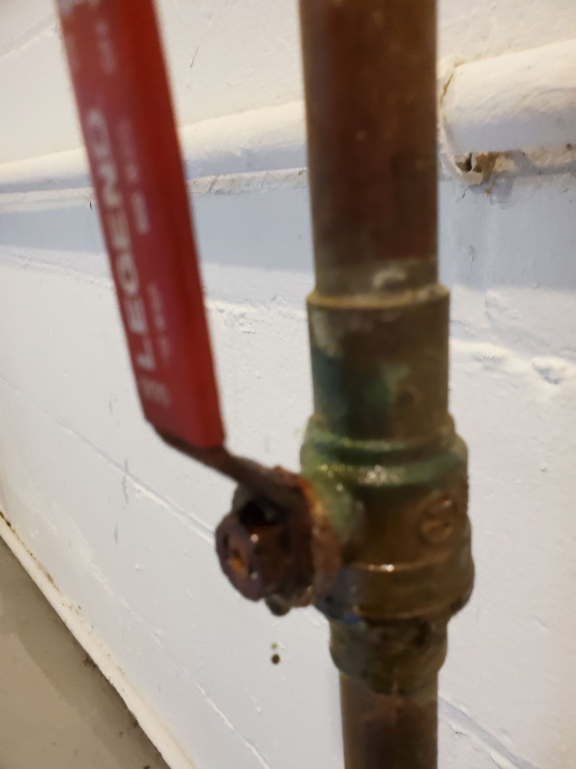 Rusted Stuck Ball Valve Main Shut Off DoItYourself Community