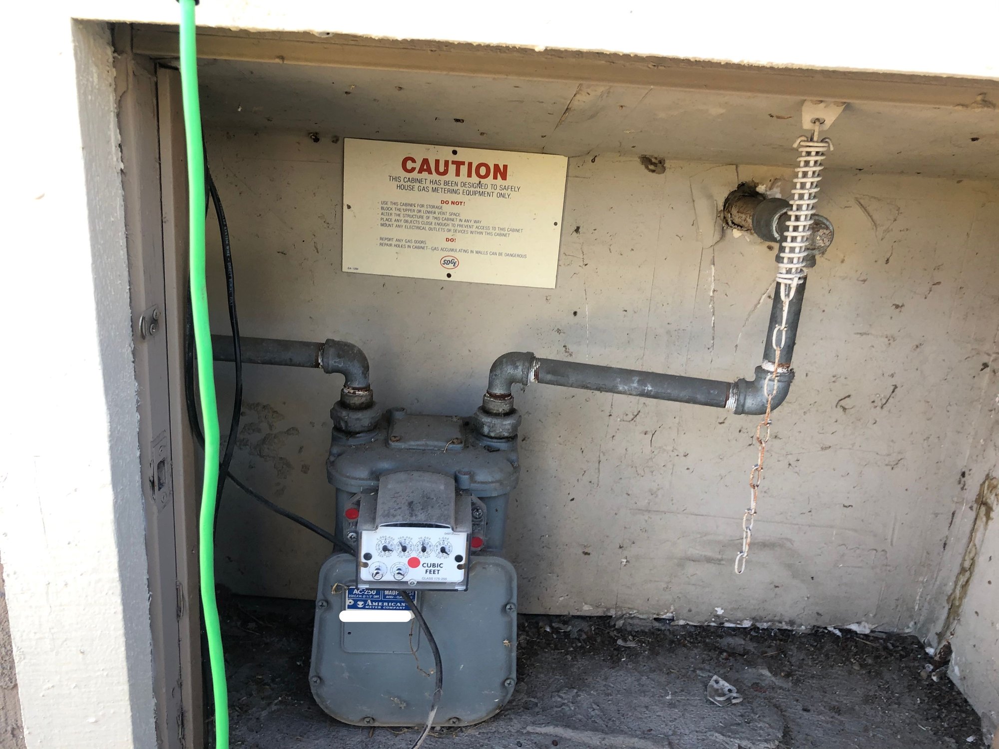 Re Getting new electric service panel and it’s distance from gas meter