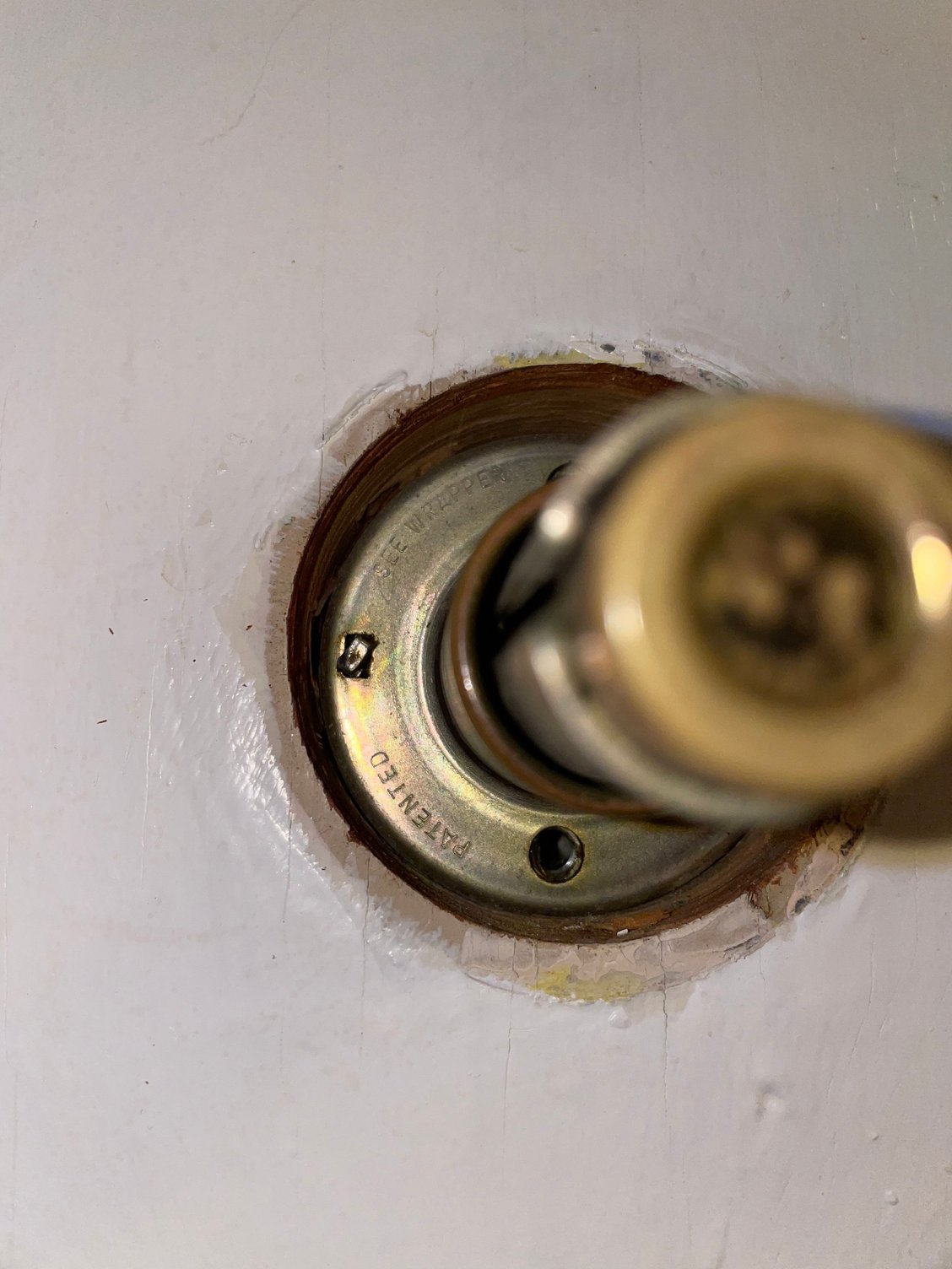 Removal of old Schlage doorknob with lock Community