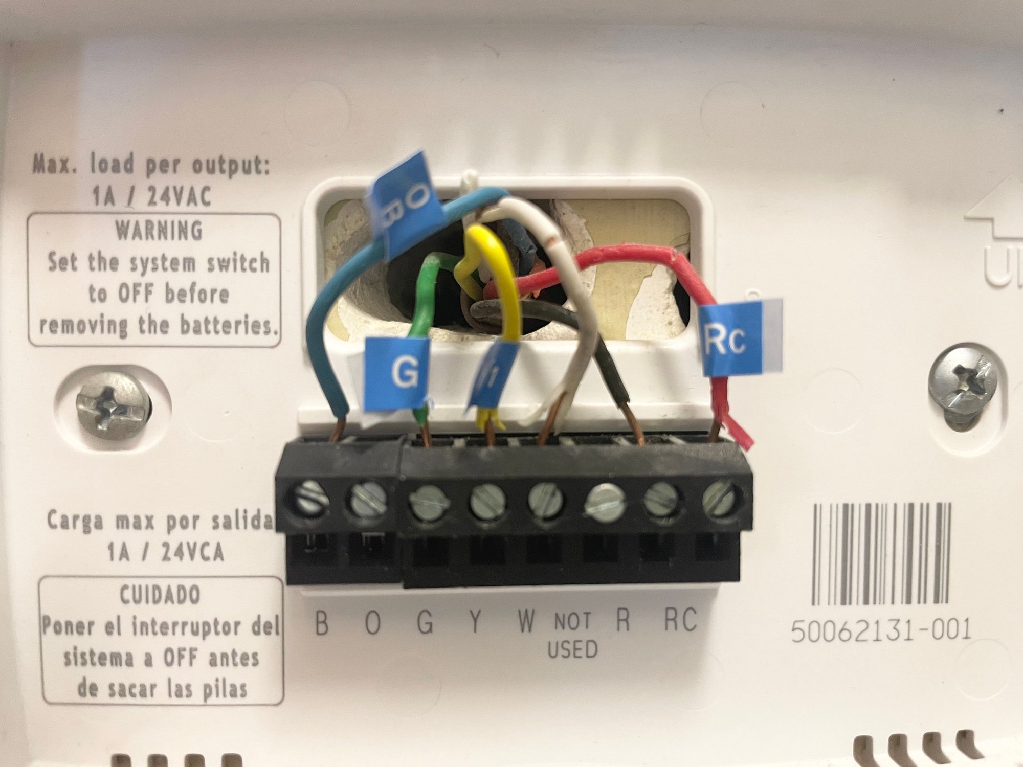 AC clicking after nest learning thermostat install