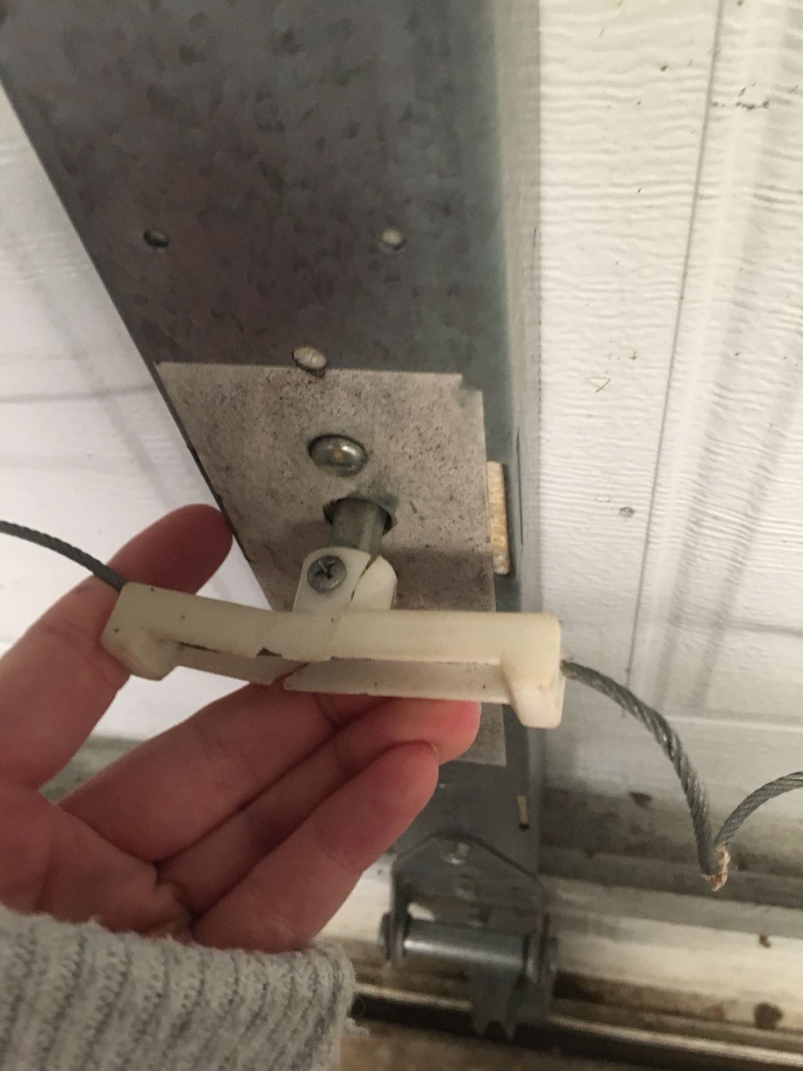 Garage door lock broken Community Forums