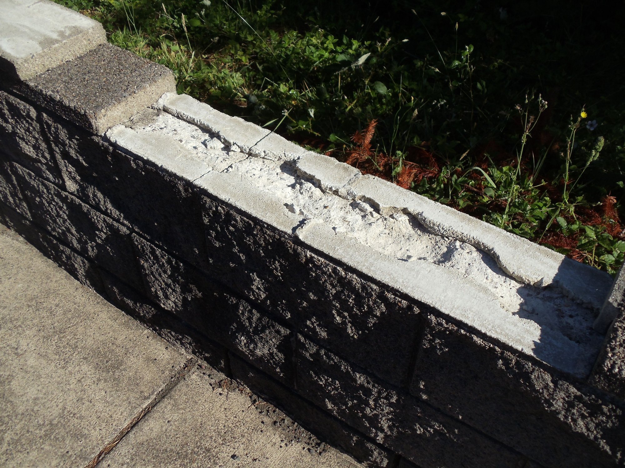 Replacing Caps On 25 Yr Old Block Wall DoItYourself Community Forums