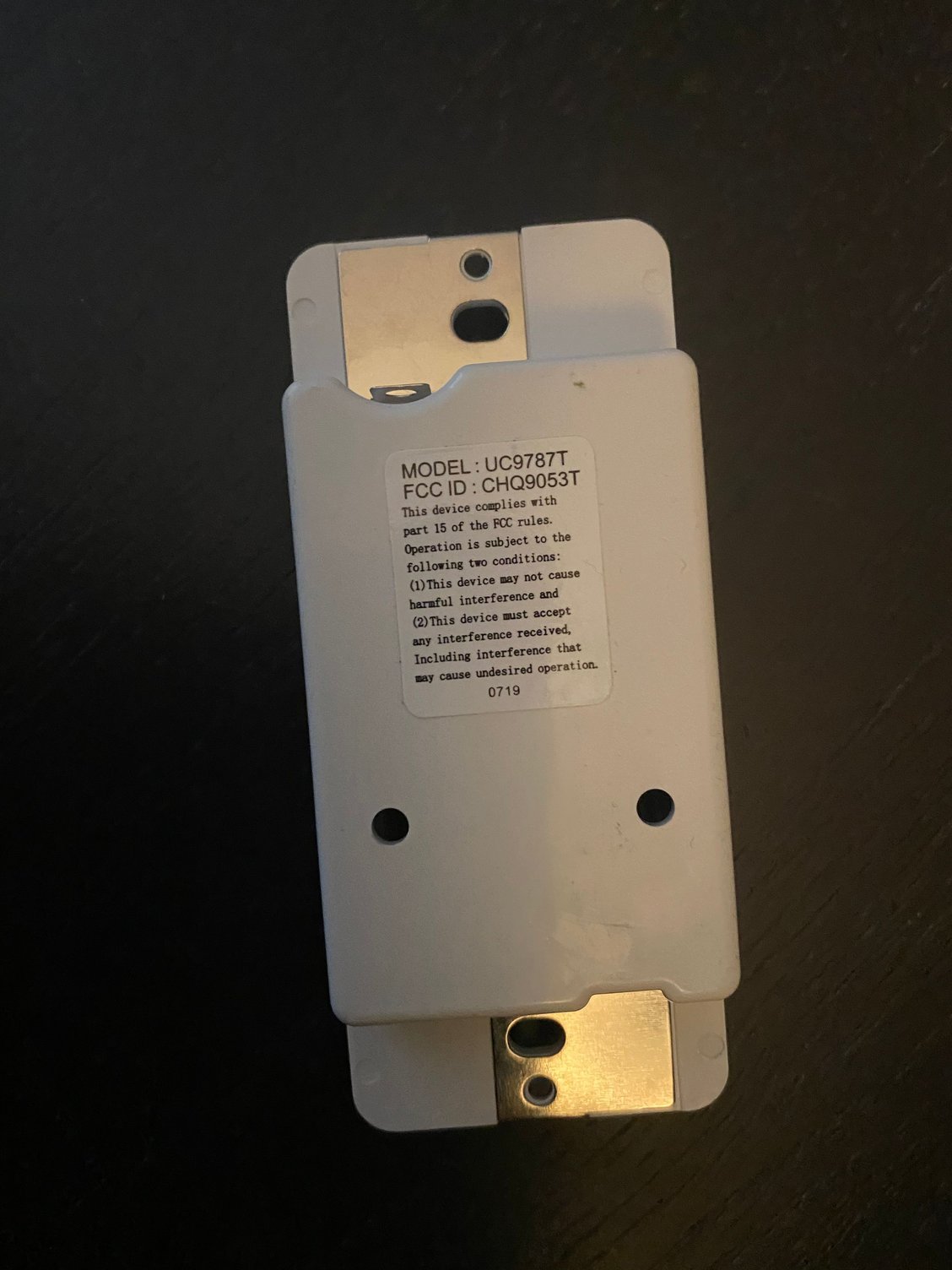 Touch dimmer lights turning on by themselves