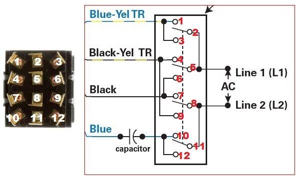 Need help with wiring Bodine AC motor - DoItYourself.com Community Forums