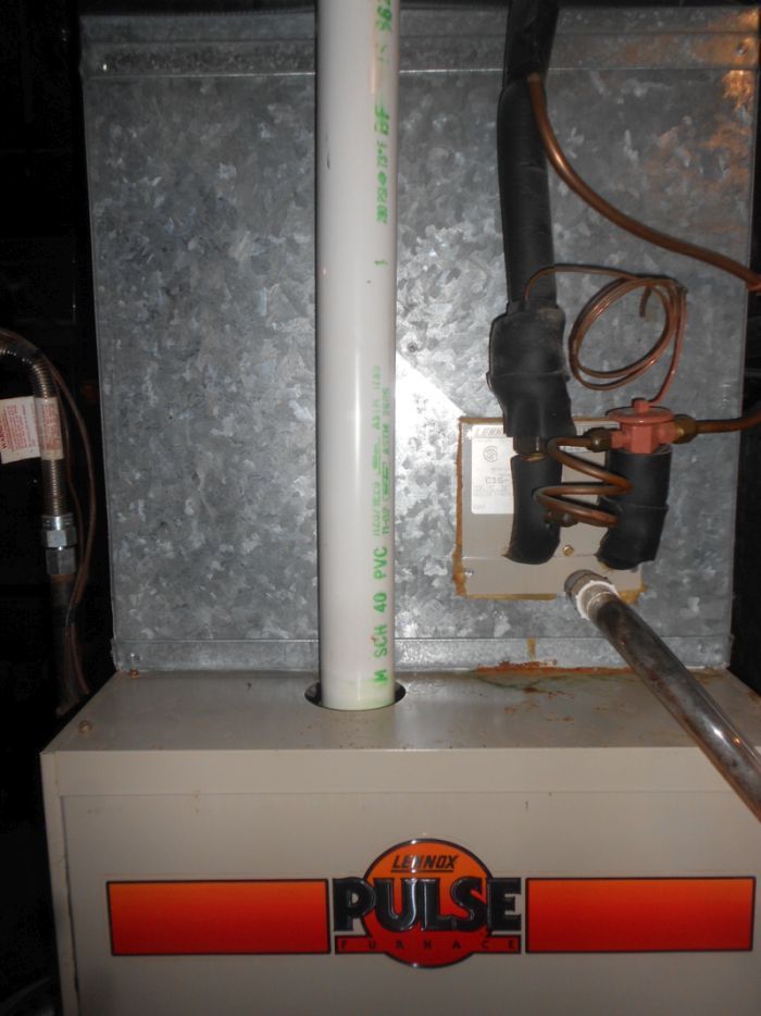 Gaining access to evaporator on Lennox Pulse