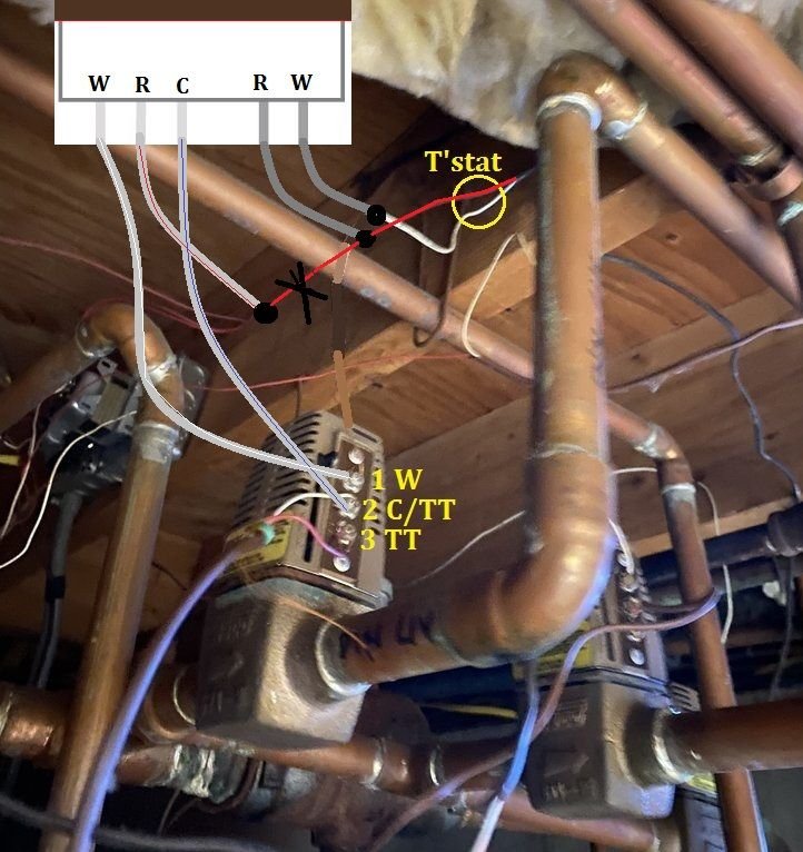 Nest thermostat /power connector on Taco zone valve - DoItYourself.com
