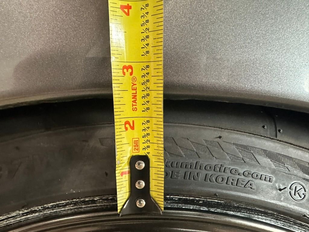 New rear wheel to fender measurement