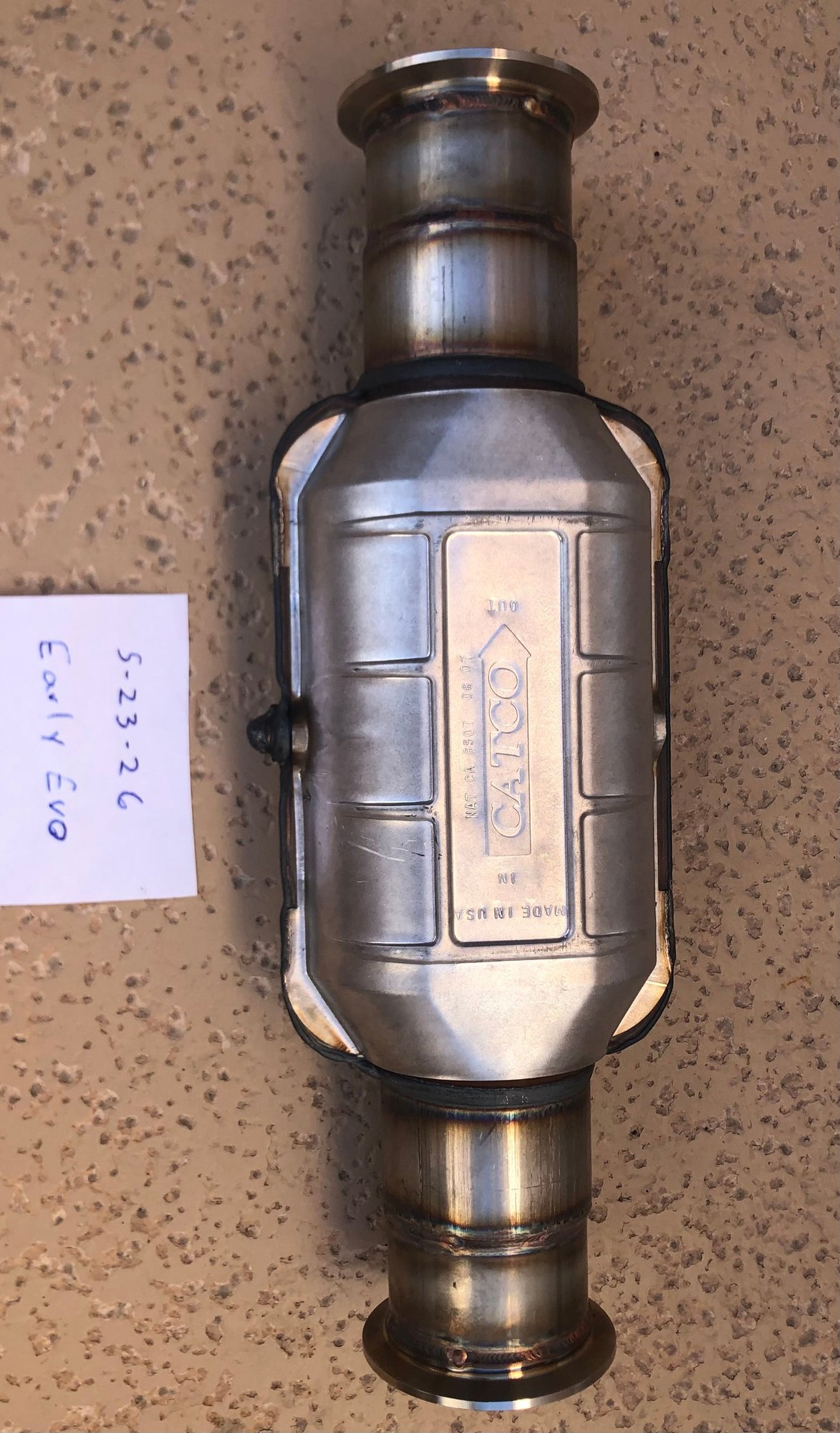 Engine - Exhaust - BR V-Band 3 inch high flow cat - New - 2003 to 2006 Mitsubishi Lancer Evolution - Henderson, NV 89052, United States