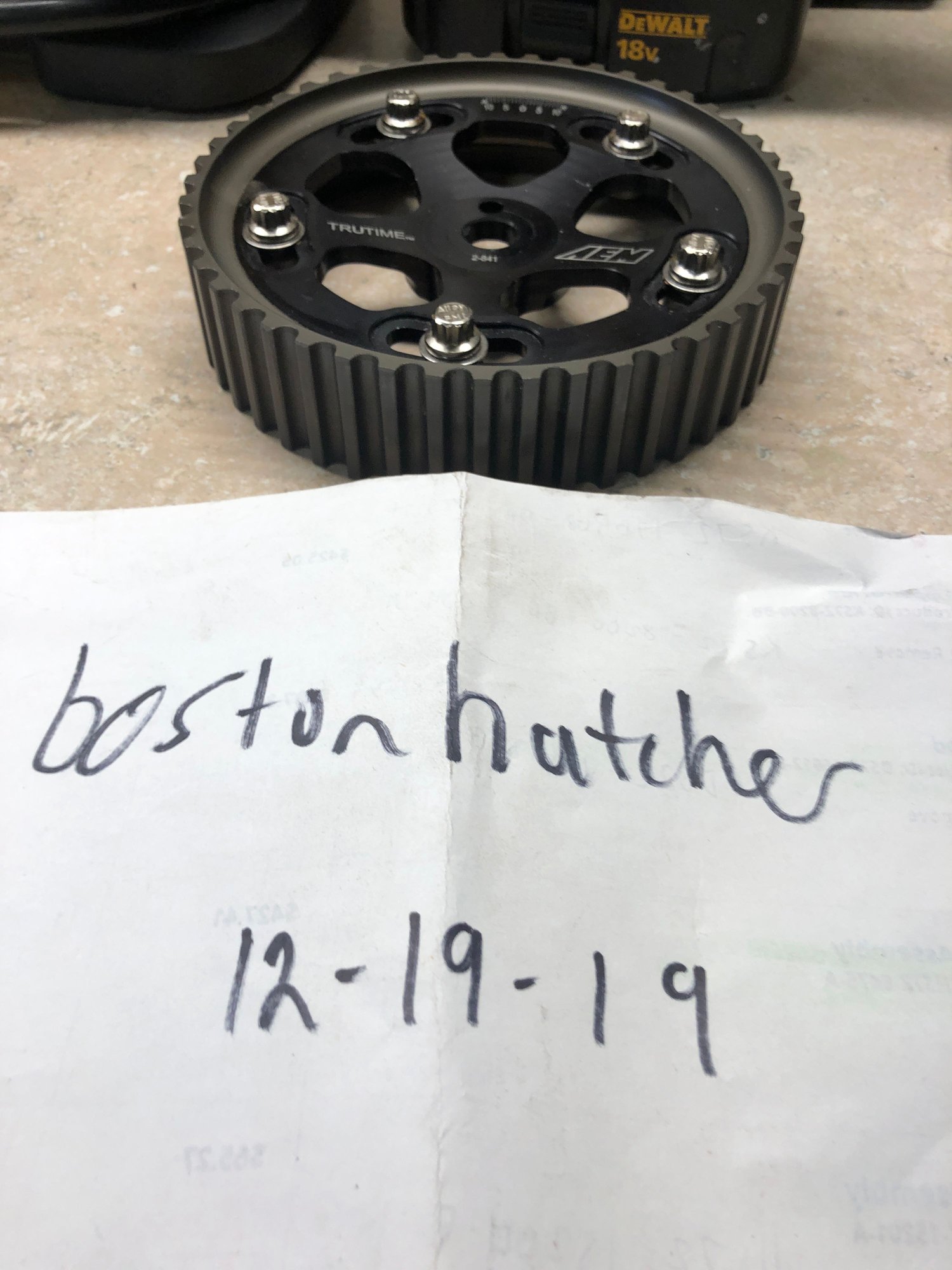 Engine - Internals - AEM Tru-Time Cam Gear Evo 8/9 AEM-23-831BK - Used - 2003 to 2006 Mitsubishi Lancer Evolution - Kansas City, MO 64157, United States