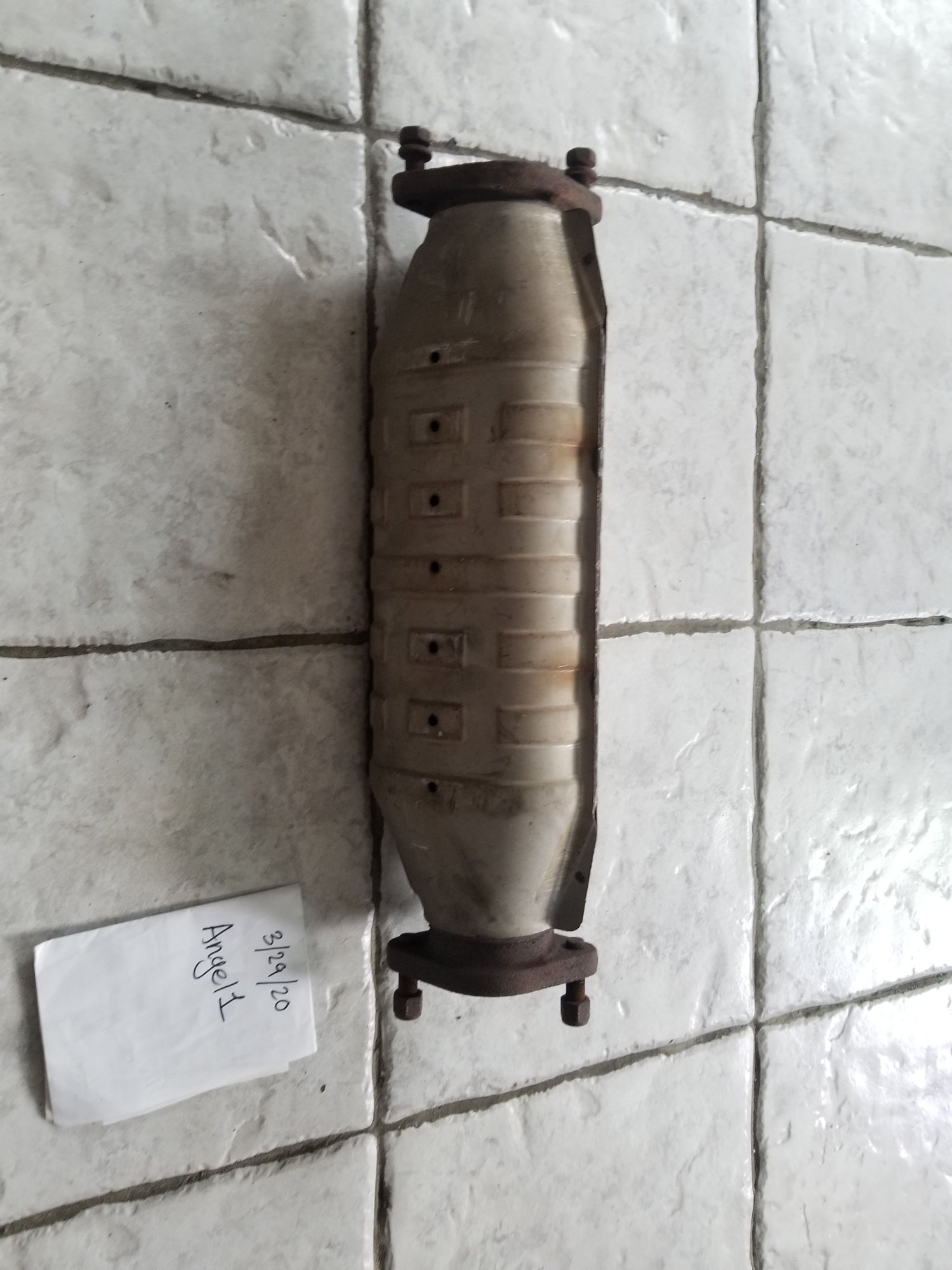 Engine - Exhaust - 2003 OEM catalytic converter. - Used - 2003 to 2006 Mitsubishi Lancer Evolution - Long Beach, CA 90805, United States